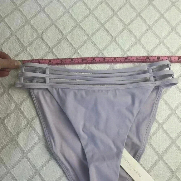 Jonathan Simkhai Eunice Strappy Lupine Bikini Bottom Size M NWT - Picture 9 of 9